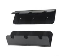 Risveglio Barco de PVC para gancho de asiento, paquete de 2 botes inflables, bote de costilla, yate y para kayak, accesorios de pesca de diseño simple, 6.7 x 2.4 pulgadas (negro)