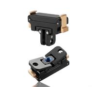 Risveglio Base magnética de aluminio de separación rápida 6, para adaptador giratorio de doble puerto, accesorios de cámara de acción, soporte de metal ligero de 4,3 x 2,2 x 1,5 cm