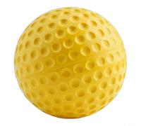 Risveglio Béisbol de práctica con hoyuelos para máquinas de lanzamiento, bolas de golpeo de plástico PU para entrenamiento de bateo de campo, diseño ligero y seguro para jugadores, 2.8 pulgadas