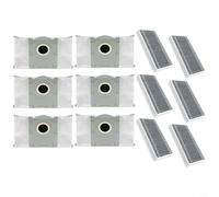 Risveglio Bolsa de polvo sellada a prueba de fugas y kit de filtro X9 para Pro, compatible con T80 para X8 para Pro para piezas de aspiradora (12 piezas)