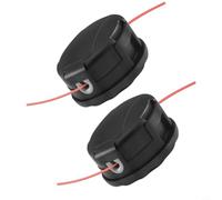 Risveglio Cabezal recortador para Echo Eater y 400, construcción PA 30GF, fácil instalación, 2 líneas pequeñas y 2 grandes de estilo italiano, negro (L:13 cm)