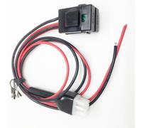 Risveglio Cable de alimentación CC de 6 pines para Kenwood para TS-570/TS-450, para ICOM IC-706/IC-718, radio Alinco DX-70T, fusible de 12 AWG 1 m 30 A, negro/rojo