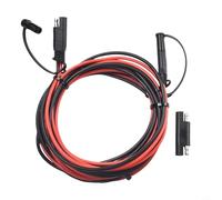 Risveglio Cable de extensión SAE a SAE de 12 AWG, cable solar de cobre estañado de 105° de alta temperatura con adaptador de polaridad inversa, conector impermeable IP68 para automóvil, para RV, barco