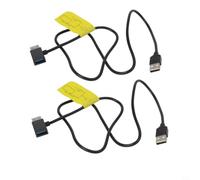 Risveglio Cable divisor USB Y para Android Auto y para CarPlay AI Box, negro, arnés de conexión ABS, adaptador de datos de alimentación USB para coche