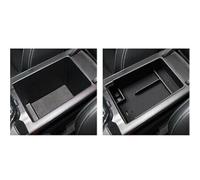 Risveglio Caja de almacenamiento para reposabrazos de consola central para gran pared para Haval H6 2021, organizador ABS con almohadilla antideslizante de silicona, color negro