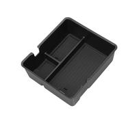 Risveglio Caja de almacenamiento para reposabrazos Han EV 2025, organizador de consola central de PVC ABS impermeable con forro antideslizante de grado alimenticio, color negro