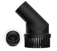 Risveglio Cepillo de succión Ø 35 mm compatible con aspiradoras Bosch GAS, cerdas de plástico suave para muebles y talleres, color negro