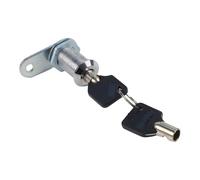 Risveglio Cerradura tubular con llave igual de 16 mm a 30 mm, cerradura de aleación de zinc con tope reversible y 2 llaves