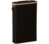 Risveglio Cesta de almacenamiento plegable grande con tapa dispensadora de pañuelos, caja organizadora a prueba de polvo para el hogar, espacioso contenedor de ropa y juguetes, beige (negro)