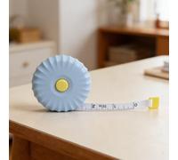Risveglio Cinta métrica suave de 2 m, para mini cinta métrica de piel, costura, sastrería, fitness, cintura, busto, regla de alta flexibilidad, color rosa