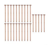 Risveglio Clavos de cobre para matar tocones de árbol de 3 pulgadas, puntas de cobre sólido, destrucción de raíces y cese del crecimiento, herramientas manuales de jardín, paquete de 25
