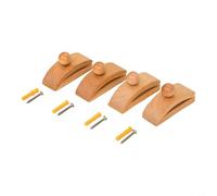 Risveglio Clips de madera para tapiz de pared, 4 perchas de edredón con accesorios, ganchos rústicos para decoración del hogar, 8 x 4,5 x 3 cm (clips de madera)