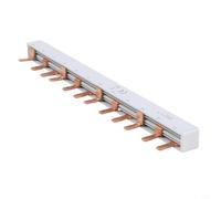 Risveglio Cobre puro 12 Módulo Peine de potencia 63A 230V Divisor de barra colectora DPN Interruptores fácil instalación (C)