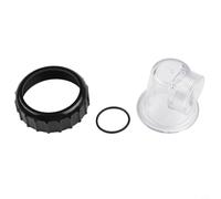 Risveglio Componentes de inserción de bomba de circulación para SPS25 SPS50 SPS75 SPS100, cubierta transparente de prefiltro con sellos de junta tórica y accesorios de tornillo (1 juego)
