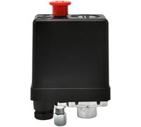 Risveglio Compresor de aire con interruptor de presión de un solo orificio | Interruptor de presión de un solo orificio 20A 90-120PSI compresor de aire de aleación de acero para rojo