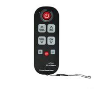 Risveglio Control remoto de TV con botón grande para personas mayores, función de aprendizaje de búsqueda automática, controlador de fácil uso para ancianos, compacto 14 x 5 x 1 cm