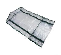 Risveglio Cubierta transparente para invernadero de 4 niveles, 69 x 49 x 158 cm, funda de protección de plantas de PVC para heladas, viento, nieve, forro de repuesto para jardín, balcón, patio, marco