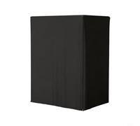 Risveglio Cubierta vertical resistente para 5 y 8 bicicletas, protector de almacenamiento impermeable 210D para exteriores con doble cremallera y cierres a presión, color negro