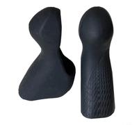 Risveglio Cubiertas de freno de silicona antideslizantes ST-5700, para tacto suave para la cubierta de cambio de marchas de bicicleta para todo tipo de clima (negro)