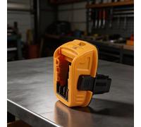 Risveglio DCA1820 Adaptador de batería para conversión de 18 V a 20 V, interfaz de herramienta eléctrica de plástico resistente para bricolaje y uso profesional, negro y amarillo
