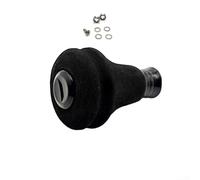 Risveglio EVA Fishing Reel Handle Knobs for Daiwa, 27mm Shaft Spinner Baitcast Piezas de repuesto con rodamientos, negro (negro)
