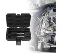 Risveglio Extracción de polea del cigüeñal para motores EcoBlue TDCI 2.0 desde 2016, kit extractor de acero al carbono con espiga protectora y tornillo para mantenimiento de la correa de distribución