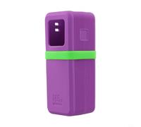 Risveglio Funda de silicona para Nexode Power Bank, funda protectora con protección de pantalla de labios elevados, resistente a los arañazos, para uso diario de viajes (morado)