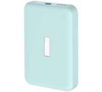 Risveglio Funda protectora de silicona para Anker MagGo Power Bank 10000mAh, delgada para carcasa blanda con puerto completo para acceso, caída ligera para protección de viaje, negro (azul)