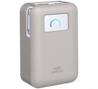Risveglio Funda protectora de silicona para Anker para nano 45W Power Bank 10000mAh, cubierta ligera a prueba de golpes, (gris)