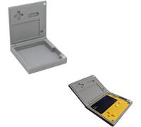 Risveglio Funda protectora ligera para consola Playdate, caja de almacenamiento portátil resistente a los arañazos con organizador de accesorios, bolsa de transporte compacta de viaje (gris)
