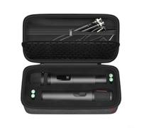 Risveglio Funda rígida de transporte para micrófono JBL para partybox, micrófonos inalámbricos duales, caja de protección EVA con compartimentos organizadores y asa (negro)