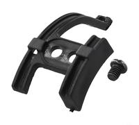 Risveglio Guía de cable de engranaje de palanca de cambios de bicicleta para pedalier inferior con tornillo de fijación, carcasa de metal de plástico para alineación del desviador delantero, pieza de