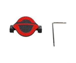 Risveglio Impermeable para AirTag para bicicleta para soporte de montaje de asiento ABS antirrobo Localizador titular ciclismo para rojo (rojo)