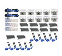 Risveglio Juego completo de piezas de repuesto para robot S16 PLUS para aspiradora con cepillo principal, rodillos, cepillos laterales, filtros y bolsas de polvo para mantenimiento de limpieza