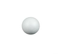 Risveglio Juego de 10 bolas redondas de espuma de 2 cm, 3 cm, 4 cm, poliestireno blanco, decoración de fiesta de boda, manualidades y educación para arte (3 cm)