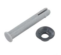 Risveglio Juego de pines y juntas de repuesto para piscinas de acero eléctrico, reparación de piscinas de marco de piezas de plástico gris de 65 mm (6 juegos)