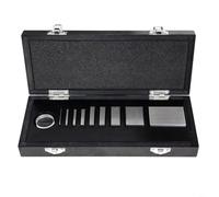 Risveglio Kit de calibración de indicador para ASME 9 para acero para bloques de calibre cero y plano óptico, certificado NIST AS0 grado caja de madera (Nivel 1)