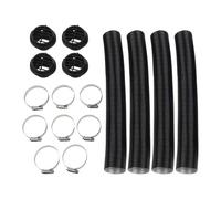 Risveglio Kit de conductos de calentador diésel de 16 piezas de 42 mm con 4 cabezales de hongo y 8 abrazaderas para sistema de calefacción de camión