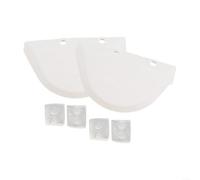 Risveglio Kit de peine para zapatos de ala de piscina y vaina AXV414604WHP compatible con navegador y limpiador de piscinas, incluye alas derecha e izquierda con cuatro zapatas ABS Pod Mantenimiento