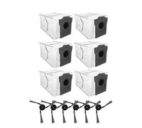 Risveglio Kit de repuesto Aqua10 Roller y 10 aspiradoras de rodillo, incluye 6 cepillos laterales y 6 bolsas de polvo para un control eficaz de los desechos