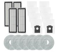 Risveglio Kits de accesorios para Cecotec para X100 para aspiradora Conga con filtro de repuesto, trapeador, bolsas de polvo (B)