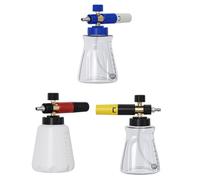 Risveglio Lanza de espuma de nieve para presión para lavadora, para olla de espuma ajustable giratoria de 360° con perilla de concentración, boquilla de conexión rápida de 1/4 pulgadas para limpieza