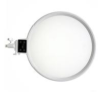 Risveglio Luz de video LED para anillo con pantalla HD, luz de relleno de caja de luz regulable de 45 cm, fotografía profesional, transmisión en vivo móvil, para fotos de belleza (blanco C)