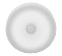 Risveglio Luz nocturna táctil LED recargable por USB, lámpara inalámbrica magnética de 500 mAh con regulador de intensidad para dormitorio, mesita de noche, armario y uso, blanco (amarillo)