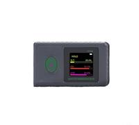 Risveglio Medidor de transmitancia solar portátil UV y prueba de luz visible, probador de barrera de película de ventana de mano con bloqueo de datos, negro