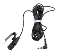 Risveglio Micrófono de radio de coche unidireccional negro de 3.5 mm de 9 pies de largo para Android Clarion para kenwood para sony asiento trasero recogida de voz