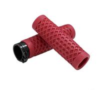 Risveglio Motocicleta Manillar Grips 25mm Izquierda 28mm Derecha Acelerador Goma Antideslizante para Honda - Negro (Rojo)