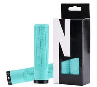 Risveglio MTB Manillar Grips Single Side Lock Aleación de aluminio antideslizante para TPR Absorción de golpes para cubiertas de bicicleta 22.2mm Diámetro Verde (Verde)