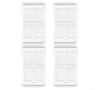 Risveglio Paquete de 4 filtros HEPA, para caja de aguas residuales ECOVACS X8 T80, reemplazo de pantalla ABS, para tanque de residuos de barredora, piezas de aspiradora fáciles de instalar