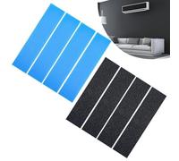 Risveglio Paquete de 8 filtros de aire mini split para repuesto MSZ-FH06NA/FH15NA/FS06NA/FS15NA de poliéster, 21 x 4,7 cm, enzima lítica y carbón activado